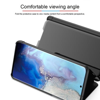 ซองหนังพลิกแนวนอนกระจกชุบพร้อมตัวยึด, For Galaxy S20, For Xiaomi Mi Note10 / Note 10 Pro