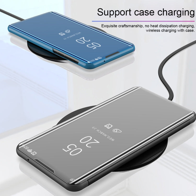 ซองหนังพลิกแนวนอนกระจกชุบพร้อมตัวยึด, For Galaxy S20, For Xiaomi Mi Note10 / Note 10 Pro
