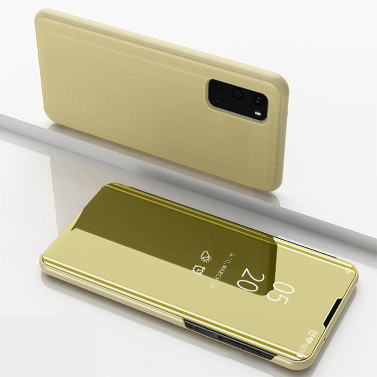 ซองหนังพลิกแนวนอนกระจกชุบพร้อมตัวยึด, For Galaxy S20, For Xiaomi Mi Note10 / Note 10 Pro