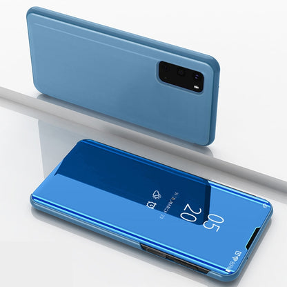 ซองหนังพลิกแนวนอนกระจกชุบพร้อมตัวยึด, For Galaxy S20, For Xiaomi Mi Note10 / Note 10 Pro