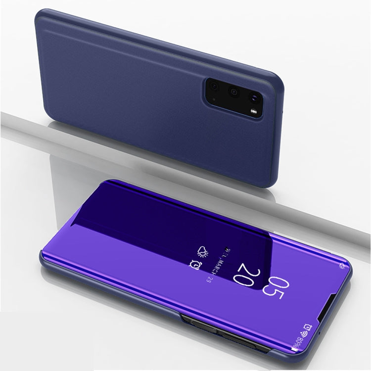 ซองหนังพลิกแนวนอนกระจกชุบพร้อมตัวยึด, For Galaxy S20, For Xiaomi Mi Note10 / Note 10 Pro