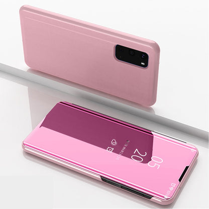 ซองหนังพลิกแนวนอนกระจกชุบพร้อมตัวยึด, For Galaxy S20, For Xiaomi Mi Note10 / Note 10 Pro