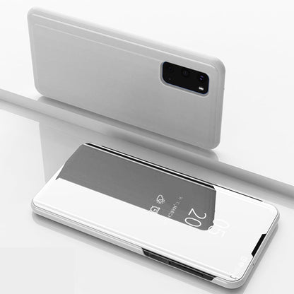 ซองหนังพลิกแนวนอนกระจกชุบพร้อมตัวยึด, For Galaxy S20, For Xiaomi Mi Note10 / Note 10 Pro