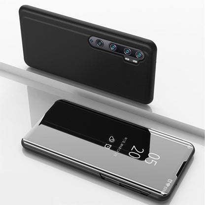 ซองหนังพลิกแนวนอนกระจกชุบพร้อมตัวยึด, For Galaxy S20, For Xiaomi Mi Note10 / Note 10 Pro