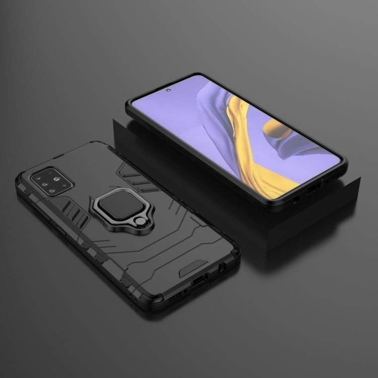 เคสกันกระแทก PC + TPU พร้อมตัวยึดแหวนแม่เหล็ก, For Galaxy A51, For Huawei Honor V30, For Galaxy A71, For Vivo V17 (India)