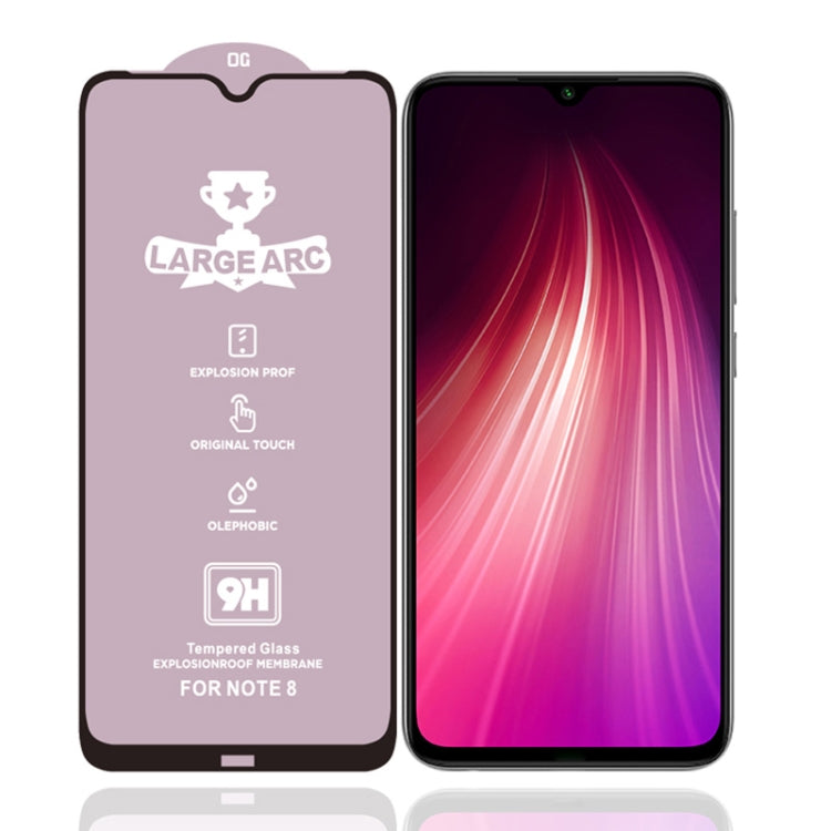 9H HD Large Arc High Alumina ฟิล์มกระจกนิรภัยเต็มจอ, For Xiaomi Redmi Note 8 HD(1 PC), For Xiaomi Redmi Note 8T (1 PC), For Xiaomi Mi 6X (1 PC), For Xiaomi Mi 8 Lite (1 PC), For Xiaomi Pocophone F1 (1 PC)