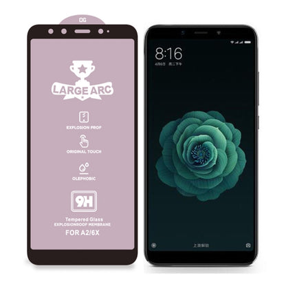 9H HD Large Arc High Alumina ฟิล์มกระจกนิรภัยเต็มจอ, For Xiaomi Redmi Note 8 HD(1 PC), For Xiaomi Redmi Note 8T (1 PC), For Xiaomi Mi 6X (1 PC), For Xiaomi Mi 8 Lite (1 PC), For Xiaomi Pocophone F1 (1 PC)