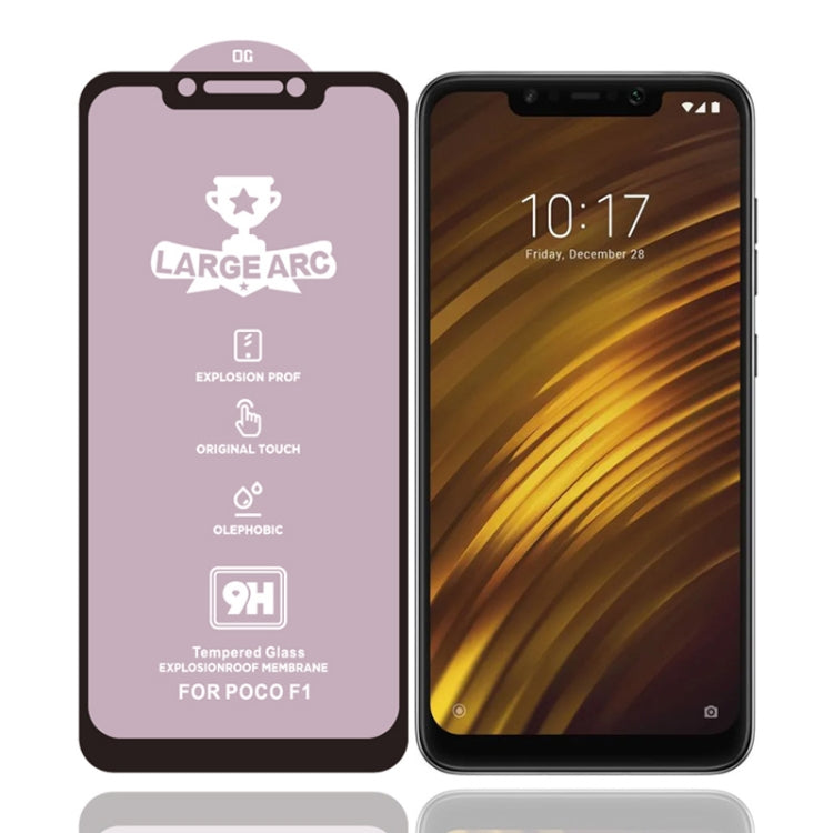 9H HD Large Arc High Alumina ฟิล์มกระจกนิรภัยเต็มจอ, For Xiaomi Redmi Note 8 HD(1 PC), For Xiaomi Redmi Note 8T (1 PC), For Xiaomi Mi 6X (1 PC), For Xiaomi Mi 8 Lite (1 PC), For Xiaomi Pocophone F1 (1 PC)