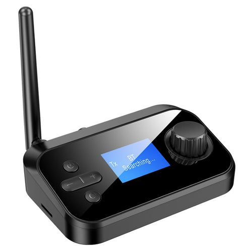 C41 3 in 1 Optical Fiber Bluetooth 5.0 อะแดปเตอร์เสียงตัวรับเครื่องส่งสัญญาณพร้อมหน้าจอ LCD, C41