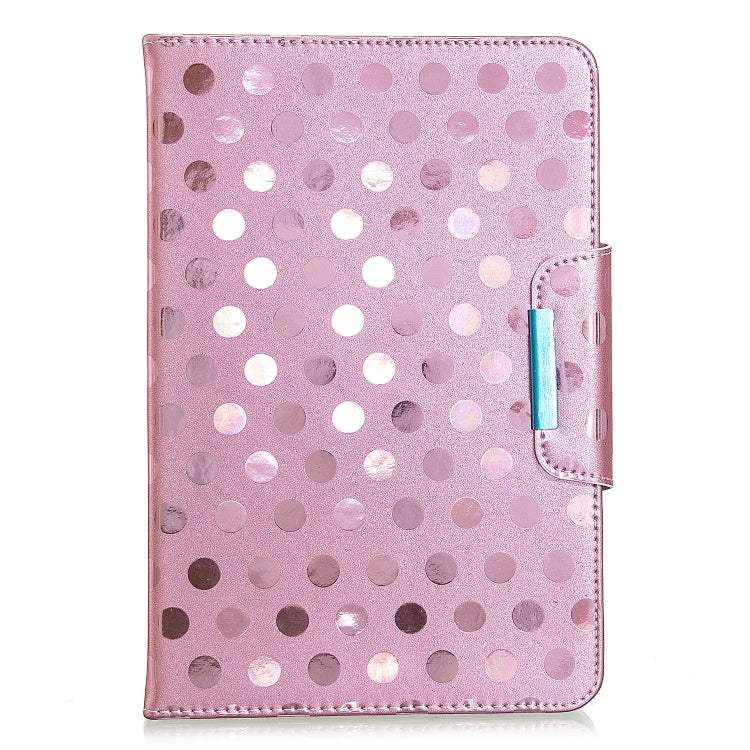 ซองหนังพลิกแนวนอนจุดคลื่นสีทึบพร้อมตัวยึด, For 10 inch Universal Tablet