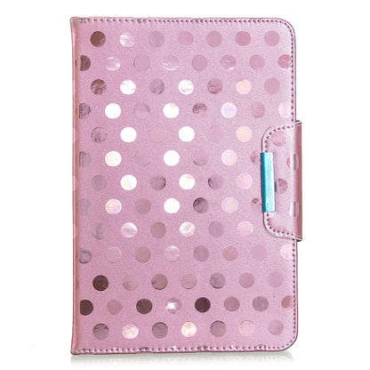 ซองหนังพลิกแนวนอนจุดคลื่นสีทึบพร้อมตัวยึด, For 10 inch Universal Tablet