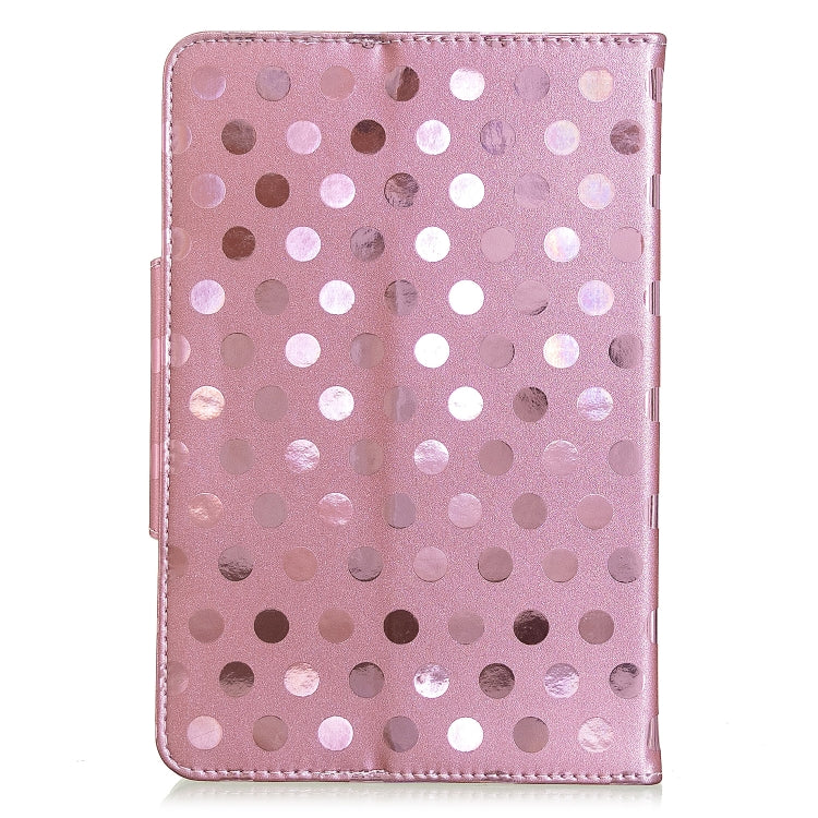 ซองหนังพลิกแนวนอนจุดคลื่นสีทึบพร้อมตัวยึด, For 10 inch Universal Tablet