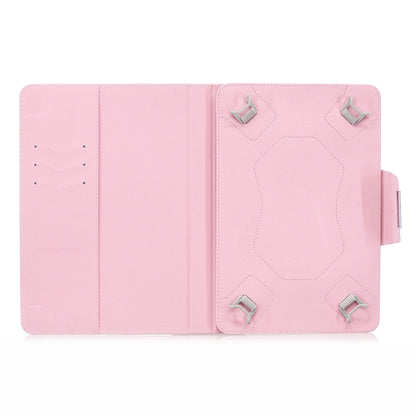 ซองหนังพลิกแนวนอนจุดคลื่นสีทึบพร้อมตัวยึด, For 10 inch Universal Tablet