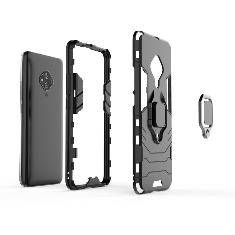 เคสกันกระแทก PC + TPU พร้อมตัวยึดแหวนแม่เหล็ก, For Vivo S5, For Vivo V17 / Y9s / S1 Pro, For Xiaomi Redmi Note 8T