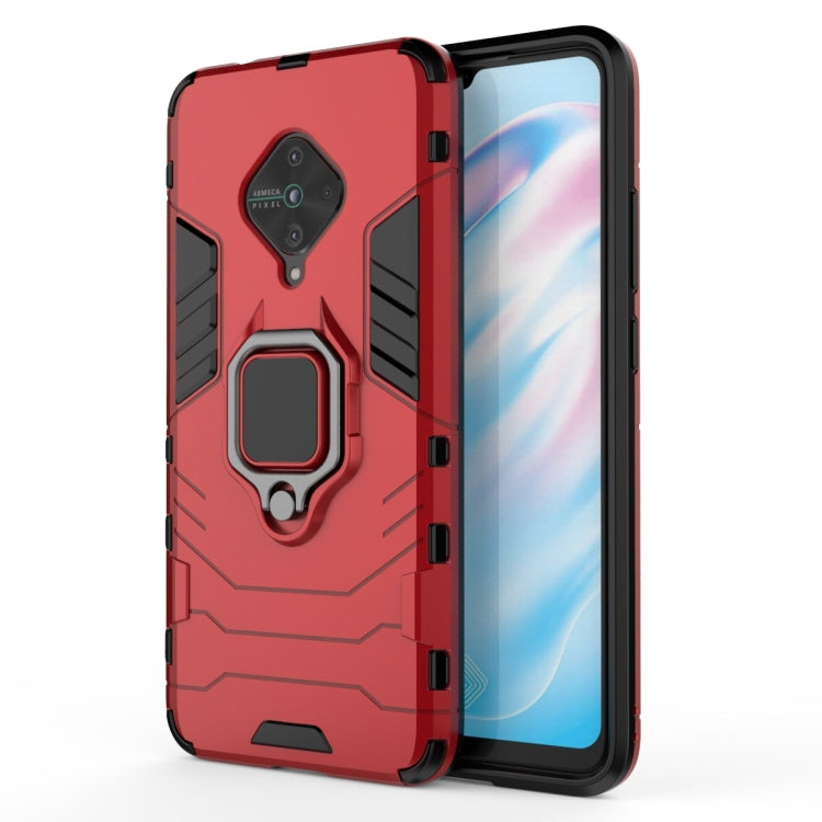 เคสกันกระแทก PC + TPU พร้อมตัวยึดแหวนแม่เหล็ก, For Vivo S5, For Vivo V17 / Y9s / S1 Pro, For Xiaomi Redmi Note 8T