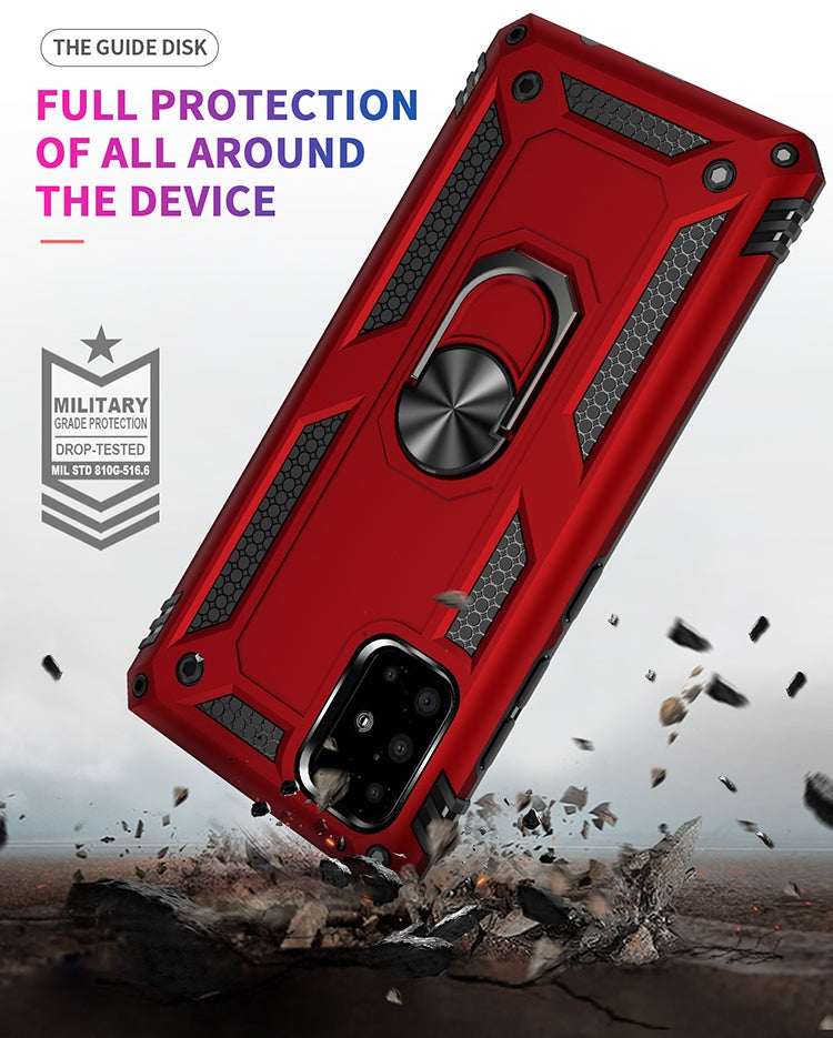 เคสกันกระแทก TPU + PC พร้อมตัวยึดหมุนได้ 360 องศา, For Galaxy A51, For  Galaxy A71, For Galaxy S20+, For Galaxy S20, For Galaxy S20 Ultra