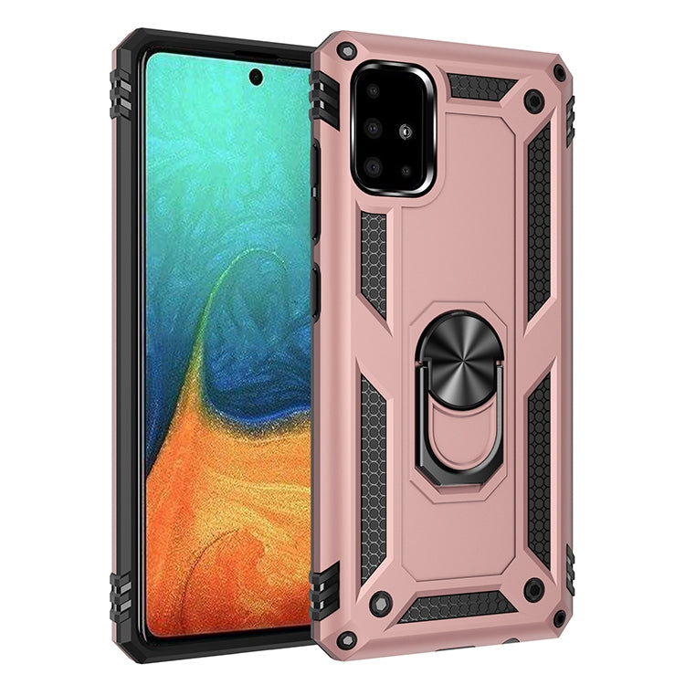 เคสกันกระแทก TPU + PC พร้อมตัวยึดหมุนได้ 360 องศา, For Galaxy A51, For  Galaxy A71, For Galaxy S20+, For Galaxy S20, For Galaxy S20 Ultra