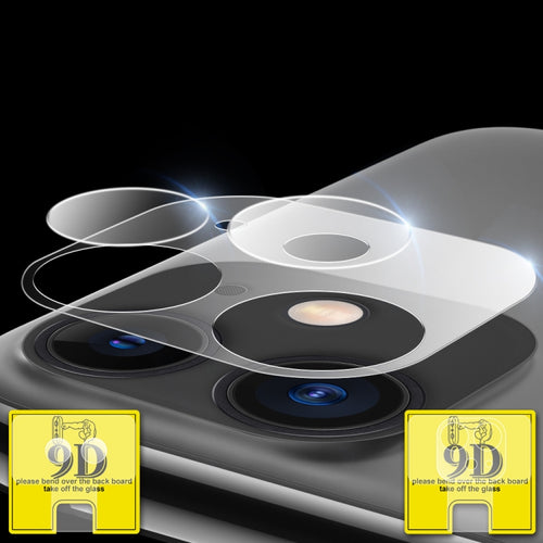 แพ็คเกจผสมฟิล์มกระจกนิรภัยกล้องหลังแบบใส 9D, For iPhone 11, For iPhone 11 Pro, For iPhone 11 Pro Max