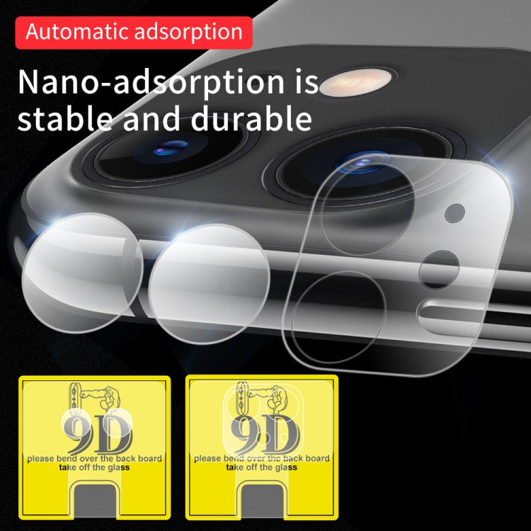 แพ็คเกจผสมฟิล์มกระจกนิรภัยกล้องหลังแบบใส 9D, For iPhone 11, For iPhone 11 Pro, For iPhone 11 Pro Max