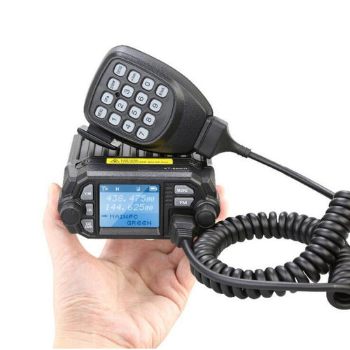 QYT KT-8900D Mini 25W Dual Band วิทยุ Walkie Talkie สำหรับรถยนต์, KT-8900D
