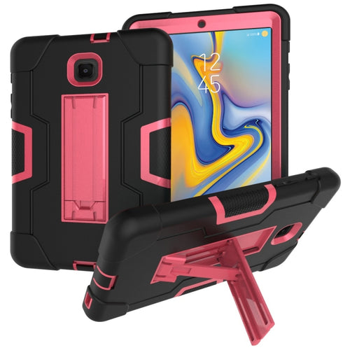 เคสซิลิโคนสีตัดกัน + PC พร้อมตัวยึด, For Galaxy Tab A 8.0 (2018) T387, For Galaxy Tab A 8.0 (2019) T290, For Galaxy Tab A 10.1 (2019) T510, For iPad 10.2