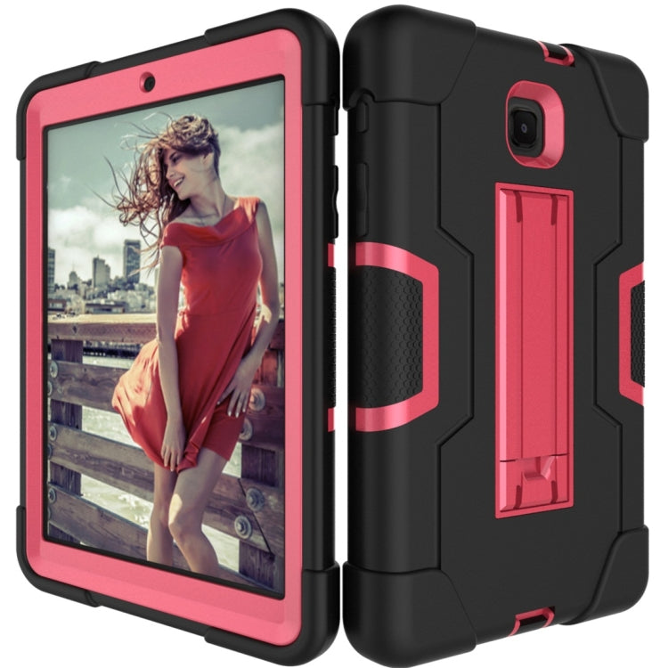 เคสซิลิโคนสีตัดกัน + PC พร้อมตัวยึด, For Galaxy Tab A 8.0 (2018) T387, For Galaxy Tab A 8.0 (2019) T290, For Galaxy Tab A 10.1 (2019) T510, For iPad 10.2