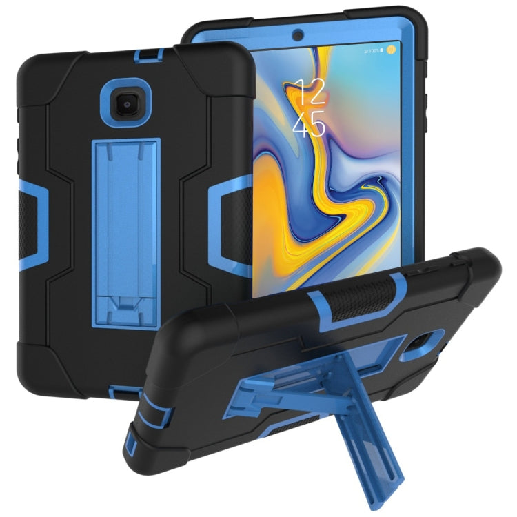 เคสซิลิโคนสีตัดกัน + PC พร้อมตัวยึด, For Galaxy Tab A 8.0 (2018) T387, For Galaxy Tab A 8.0 (2019) T290, For Galaxy Tab A 10.1 (2019) T510, For iPad 10.2