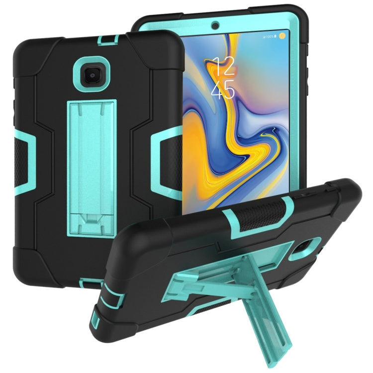 เคสซิลิโคนสีตัดกัน + PC พร้อมตัวยึด, For Galaxy Tab A 8.0 (2018) T387, For Galaxy Tab A 8.0 (2019) T290, For Galaxy Tab A 10.1 (2019) T510, For iPad 10.2