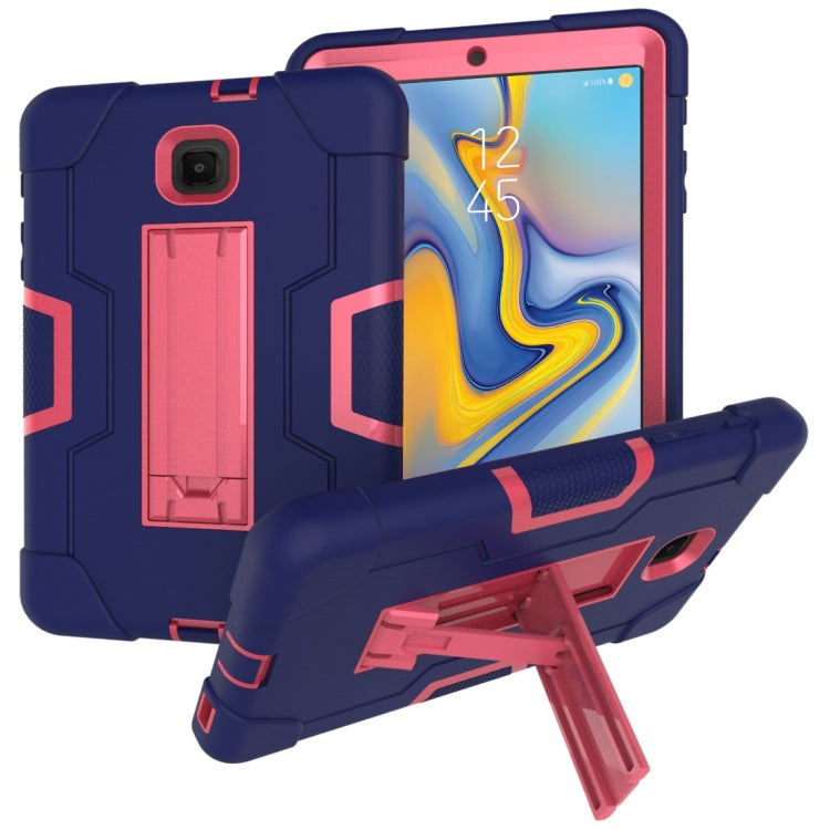เคสซิลิโคนสีตัดกัน + PC พร้อมตัวยึด, For Galaxy Tab A 8.0 (2018) T387, For Galaxy Tab A 8.0 (2019) T290, For Galaxy Tab A 10.1 (2019) T510, For iPad 10.2