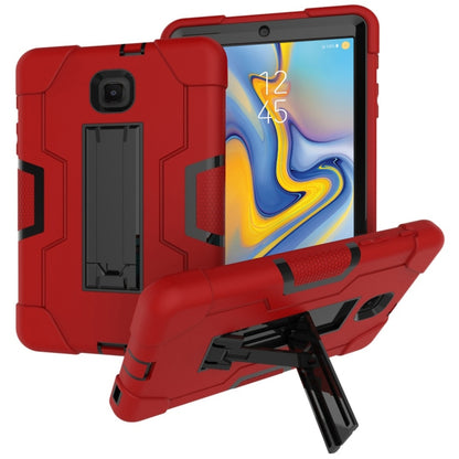 เคสซิลิโคนสีตัดกัน + PC พร้อมตัวยึด, For Galaxy Tab A 8.0 (2018) T387, For Galaxy Tab A 8.0 (2019) T290, For Galaxy Tab A 10.1 (2019) T510, For iPad 10.2