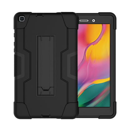 เคสซิลิโคนสีตัดกัน + PC พร้อมตัวยึด, For Galaxy Tab A 8.0 (2018) T387, For Galaxy Tab A 8.0 (2019) T290, For Galaxy Tab A 10.1 (2019) T510, For iPad 10.2
