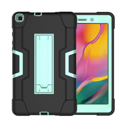 เคสซิลิโคนสีตัดกัน + PC พร้อมตัวยึด, For Galaxy Tab A 8.0 (2018) T387, For Galaxy Tab A 8.0 (2019) T290, For Galaxy Tab A 10.1 (2019) T510, For iPad 10.2