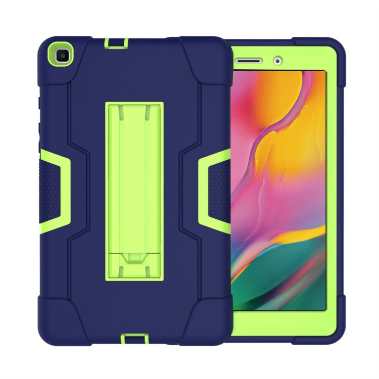 เคสซิลิโคนสีตัดกัน + PC พร้อมตัวยึด, For Galaxy Tab A 8.0 (2018) T387, For Galaxy Tab A 8.0 (2019) T290, For Galaxy Tab A 10.1 (2019) T510, For iPad 10.2