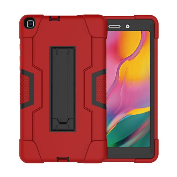 เคสซิลิโคนสีตัดกัน + PC พร้อมตัวยึด, For Galaxy Tab A 8.0 (2018) T387, For Galaxy Tab A 8.0 (2019) T290, For Galaxy Tab A 10.1 (2019) T510, For iPad 10.2