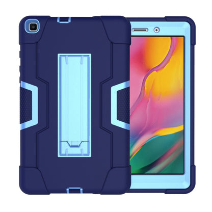 เคสซิลิโคนสีตัดกัน + PC พร้อมตัวยึด, For Galaxy Tab A 8.0 (2018) T387, For Galaxy Tab A 8.0 (2019) T290, For Galaxy Tab A 10.1 (2019) T510, For iPad 10.2