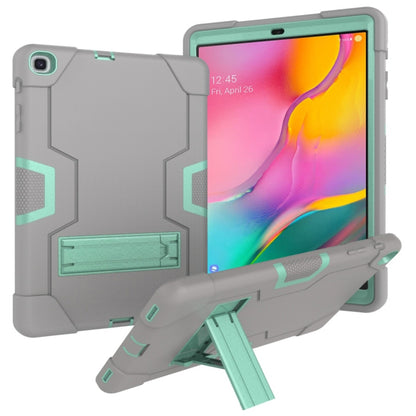 เคสซิลิโคนสีตัดกัน + PC พร้อมตัวยึด, For Galaxy Tab A 8.0 (2018) T387, For Galaxy Tab A 8.0 (2019) T290, For Galaxy Tab A 10.1 (2019) T510, For iPad 10.2