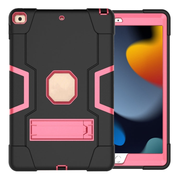 เคสซิลิโคนสีตัดกัน + PC พร้อมตัวยึด, For Galaxy Tab A 8.0 (2018) T387, For Galaxy Tab A 8.0 (2019) T290, For Galaxy Tab A 10.1 (2019) T510, For iPad 10.2