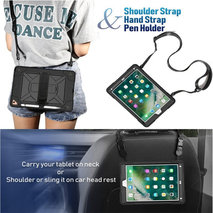 เคสซิลิโคนสีตัดกัน + PC พร้อมตัวยึด, For iPad 9.7, For iPad 10.2