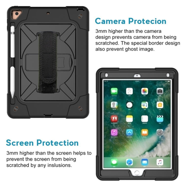 เคสซิลิโคนสีตัดกัน + PC พร้อมตัวยึด, For iPad 9.7, For iPad 10.2