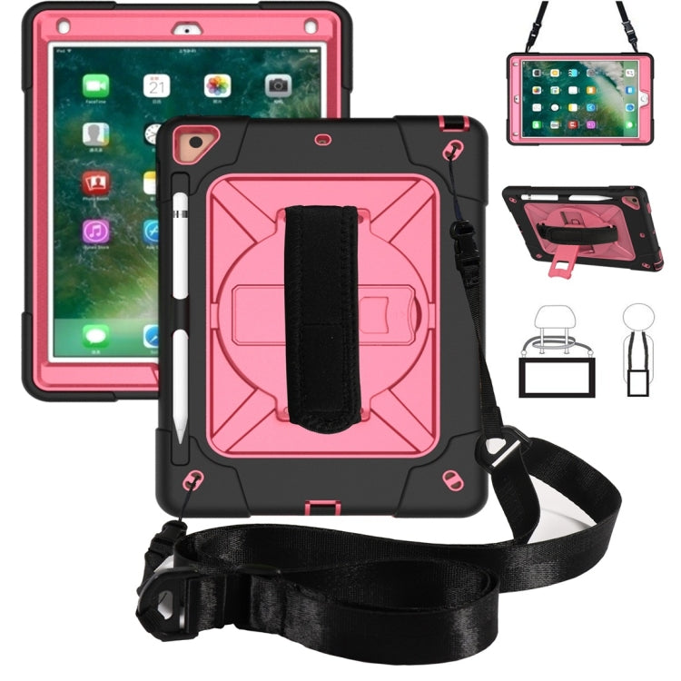 เคสซิลิโคนสีตัดกัน + PC พร้อมตัวยึด, For iPad 9.7, For iPad 10.2