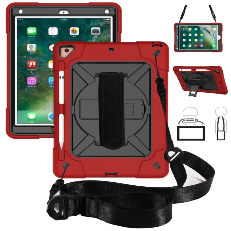 เคสซิลิโคนสีตัดกัน + PC พร้อมตัวยึด, For iPad 9.7, For iPad 10.2