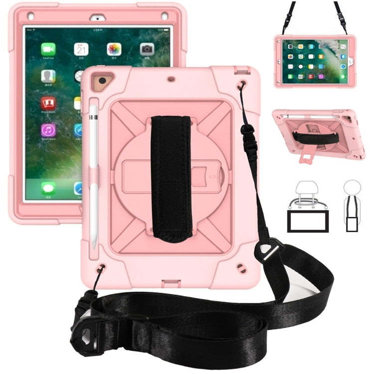 เคสซิลิโคนสีตัดกัน + PC พร้อมตัวยึด, For iPad 9.7, For iPad 10.2