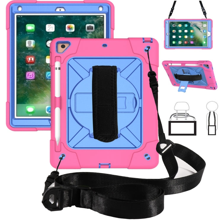 เคสซิลิโคนสีตัดกัน + PC พร้อมตัวยึด, For iPad 9.7, For iPad 10.2