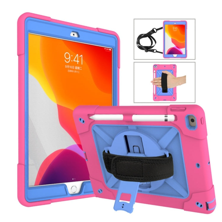 เคสซิลิโคนสีตัดกัน + PC พร้อมตัวยึด, For iPad 9.7, For iPad 10.2