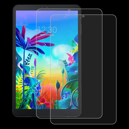 2 PCS 9H 2.5D ฟิล์มกระจกนิรภัยป้องกันการระเบิด, for LG G Pad 5 10.1 inch, for Teclast M20, for Teclast M30, for Huawei MatePad Pro 10.8, for Teclast P80 Pro, for Teclast T8, for Teclast T30