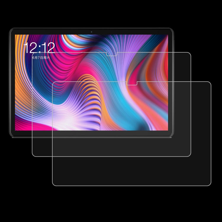 2 PCS 9H 2.5D ฟิล์มกระจกนิรภัยป้องกันการระเบิด, for LG G Pad 5 10.1 inch, for Teclast M20, for Teclast M30, for Huawei MatePad Pro 10.8, for Teclast P80 Pro, for Teclast T8, for Teclast T30