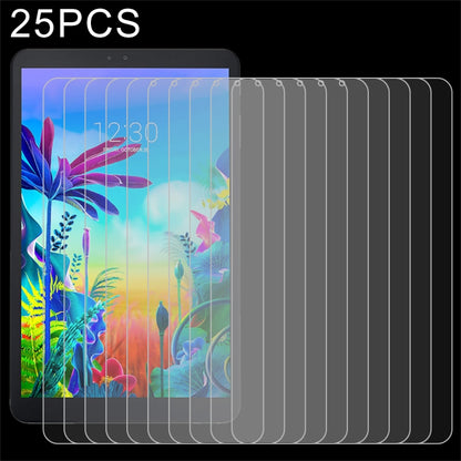 25 PCS 9H 2.5D ฟิล์มกระจกนิรภัยป้องกันการระเบิด, for LG G Pad 5 10.1 inch, for Teclast M20, for Teclast M30, for Huawei MatePad Pro 10.8, for Teclast P80 Pro, for Teclast T8, for Teclast T30