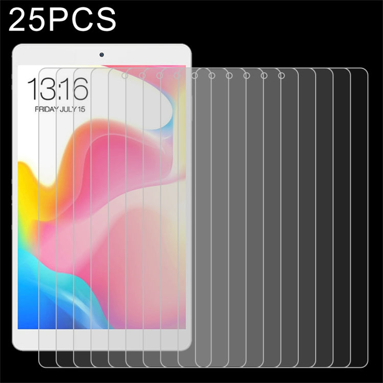 25 PCS 9H 2.5D ฟิล์มกระจกนิรภัยป้องกันการระเบิด, for LG G Pad 5 10.1 inch, for Teclast M20, for Teclast M30, for Huawei MatePad Pro 10.8, for Teclast P80 Pro, for Teclast T8, for Teclast T30