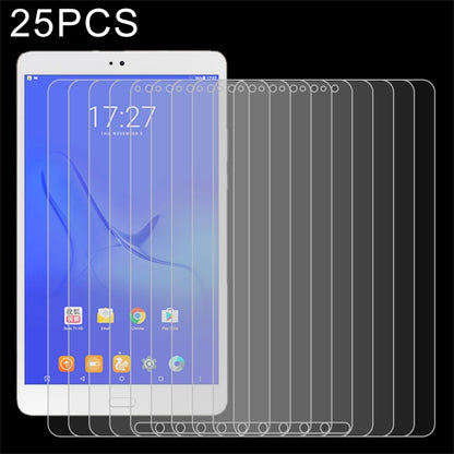 25 PCS 9H 2.5D ฟิล์มกระจกนิรภัยป้องกันการระเบิด, for LG G Pad 5 10.1 inch, for Teclast M20, for Teclast M30, for Huawei MatePad Pro 10.8, for Teclast P80 Pro, for Teclast T8, for Teclast T30