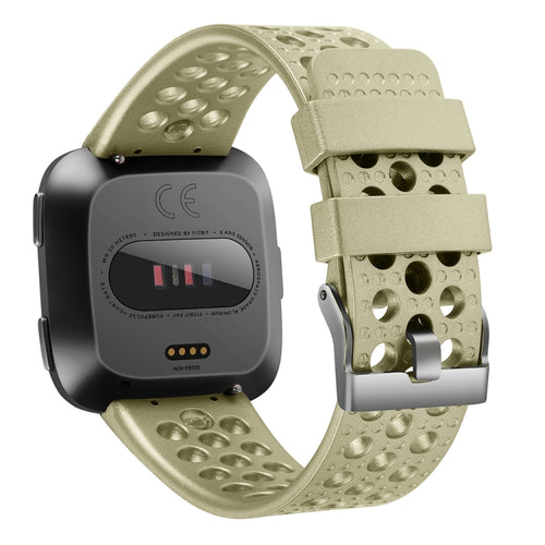 สายนาฬิกาโลหะระบายอากาศ, For FITBIT Versa
